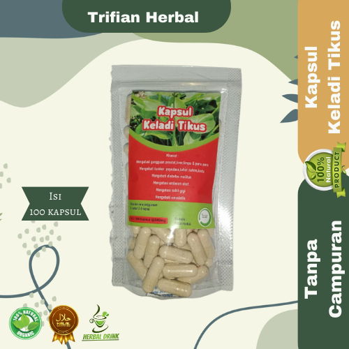Kapsul Keladi Tikus (isi 100) Trifian Herbal
