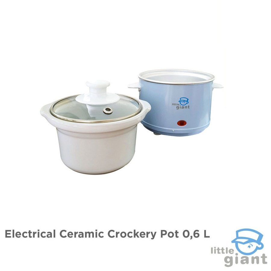 Little Giant Slow Cooker 0.6L LG1806 Ceramic Crockery Pot