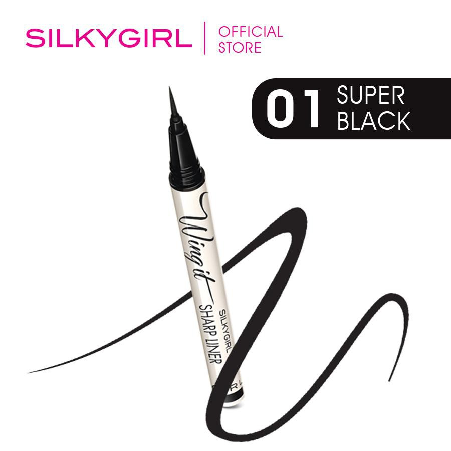 SILKYGIRL Wing It Sharp Liner Super Black