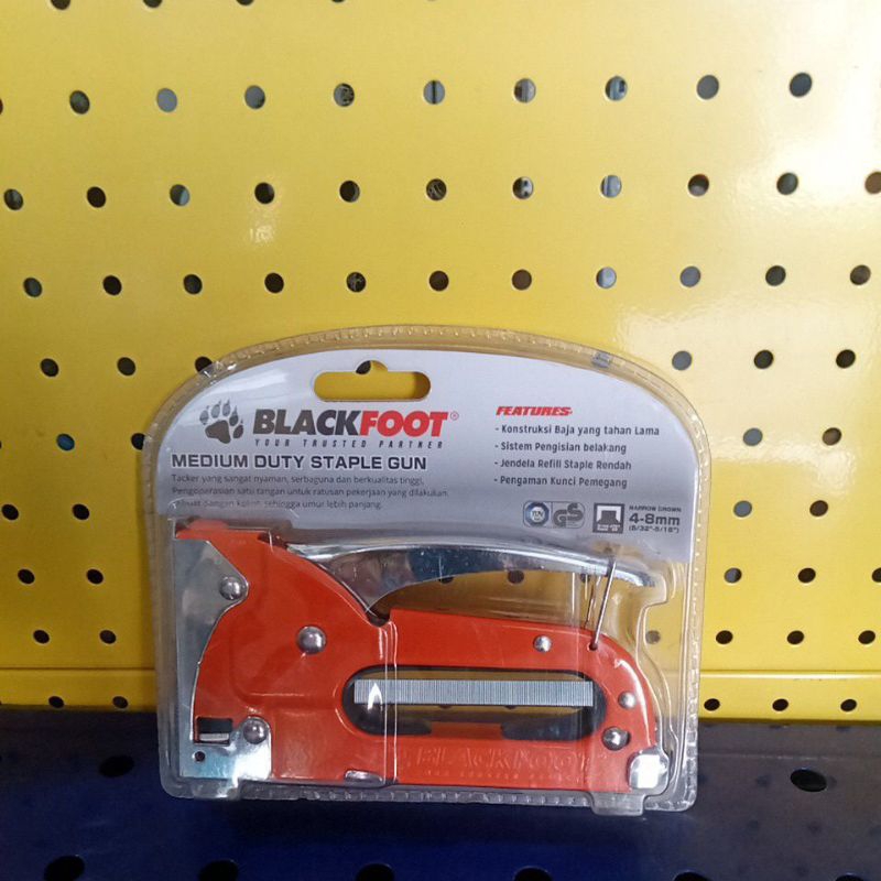 

Staples Tembak Stapler Gun Tacker 4-8mm Medium Duty Staple Gun Blackfoot