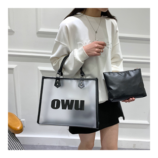 Tas Tangan Transparan Tote Bags Women Tas Modern 10151