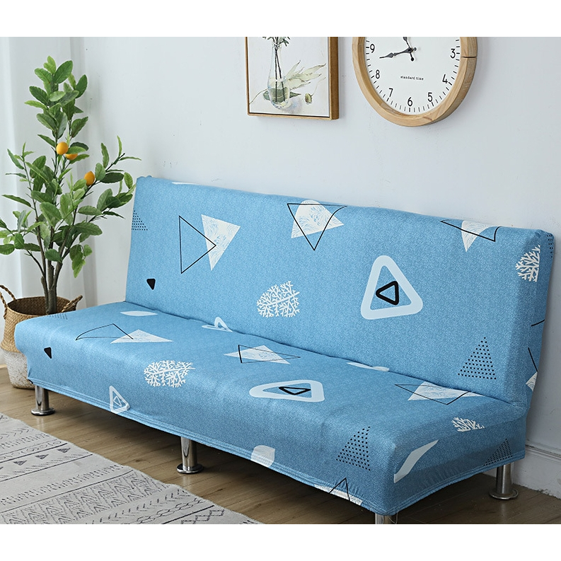 Elastic Vintage Sofa Bed Cover / Penutup Sarung Sofa Bed Elastis Shabby Floral Scandinavian