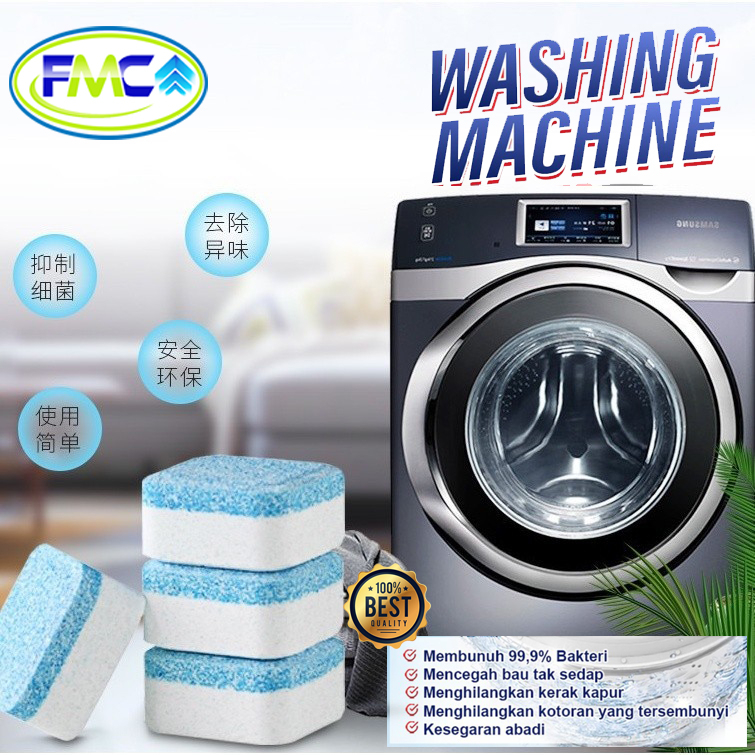 Tablet Pembersih Mesin Cuci Dally Washer Deep Cleaning Pembersih Karat Kerak Noda Membandel Praktis