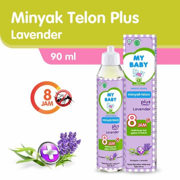 My Baby Telon Plus Lavender Melindungi Gigitan Nyamuk Bayi 8 Jam