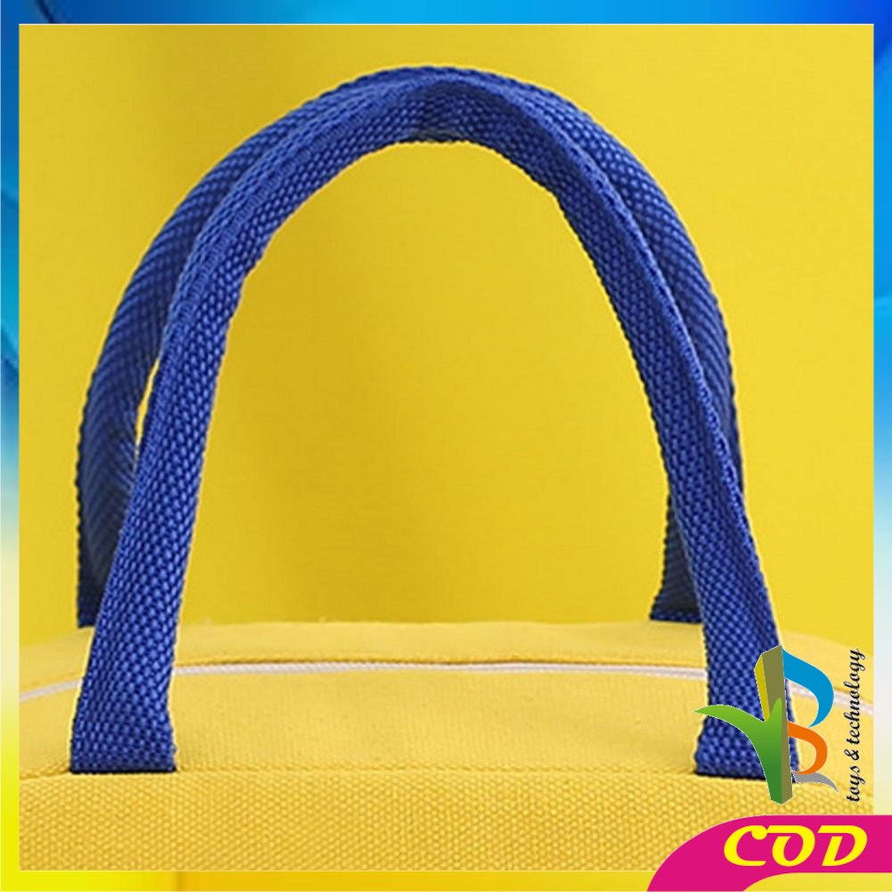 RB-T45 Tas Bekal Makanan Karakter Bebek Lunch Bag Dewasa Anak Sekolah Cooler Bag / Tas Travel Tempat Bekal Lunch Box Serbaguna