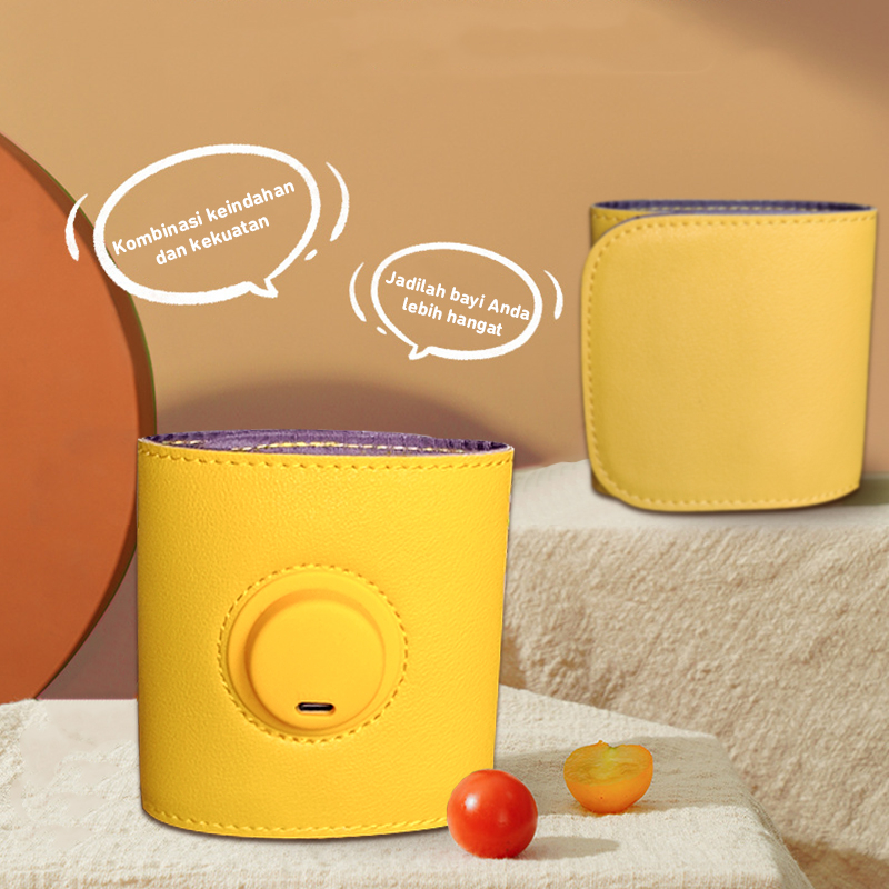 DADAWARD Tas Portable Bottle Warmer Penghangat Botol Susu Bayi Portable dengan USB Heater Monitor Travel Baby Cartoon Milk Water