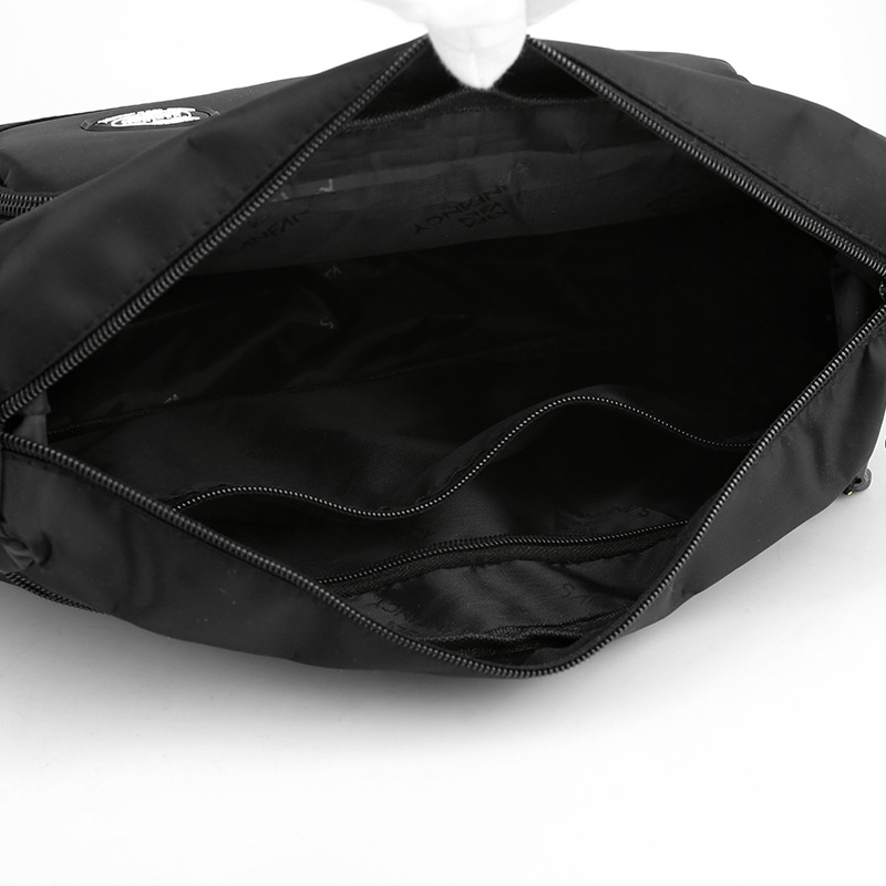 TAS SELEMPANG PRIA KEKINIAN ANTI AIR BRANDED IMPORT SLING BAG COWOK KEREN REMAJA DEWASA BAHU SHOULDER MURAH LAKI DISTRO SIMPLE KOREA PREMIUM HITAM EVANDER TA812B5 BATAM