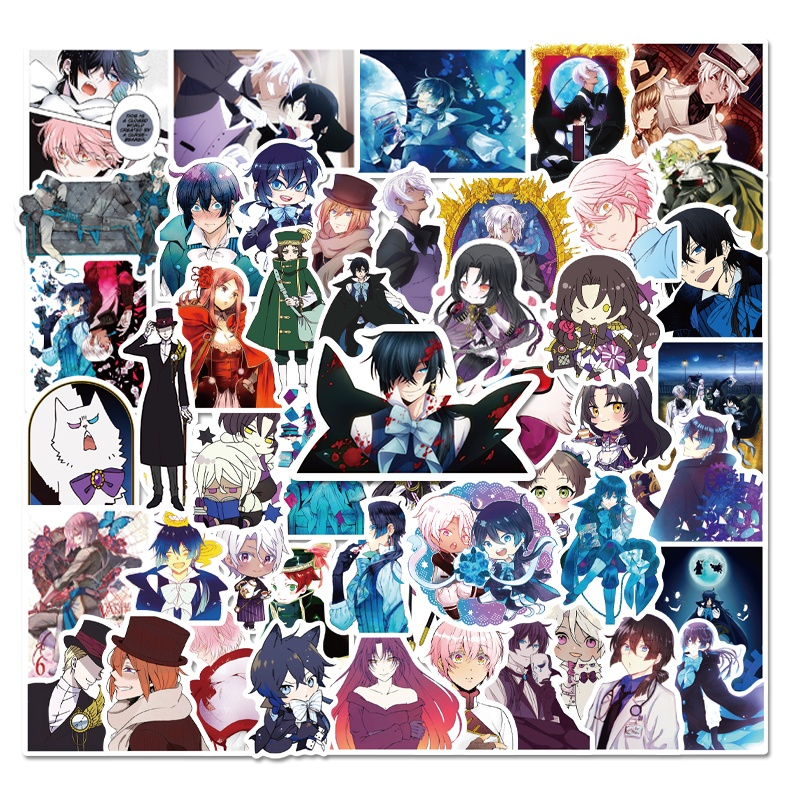 VN001 – Sticker Stiker The Case Study of Vanitas no Carte Anime Jepang