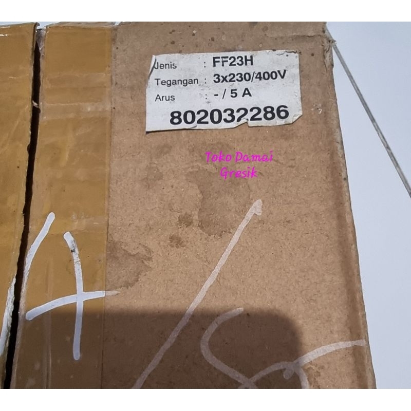 Fujidharma meteran piringan 3 phase 3 Ph 5A tanpa CT BARU Gress