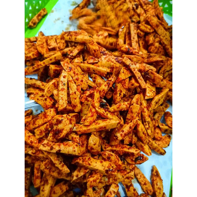 

Basreng ikan tuna extra pedas kiloan Basreng bahan premium renyah pedas 1kg