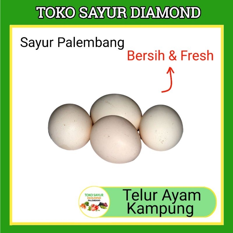 

Telur Ayam Kampung Telor 1 Butir - Palembang