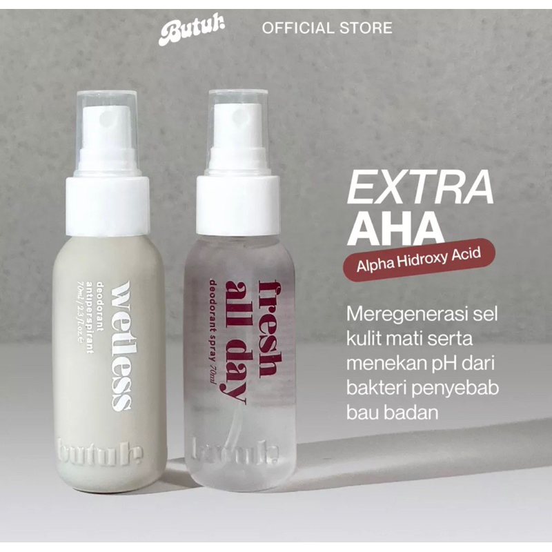 READY!! DEODORANT SPRAY BUTUH FRESH ALL DAY WETLESS ORIGINAL 100% DEODORANT SPRAY BY BUTUH DEO / DEODORANT / DEODORANT BADAN BUTUH DEO / BUTUHDEO / DEODORANT KETIAK DEODORANT TAWAS SPRAY