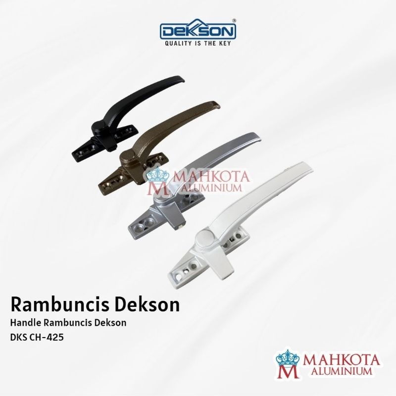 Rambuncis Handle Jendela Aluminium / Casement Handle Dekson / Dekson CH 425