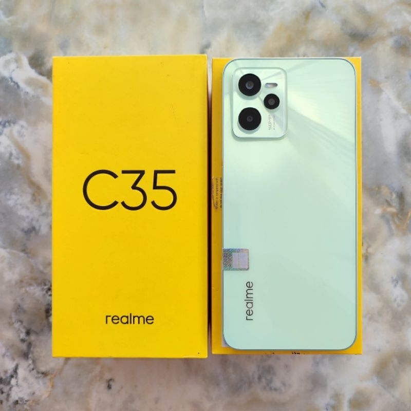 Realme C35 4/128 ram 4 internal 128Gb seken mulus