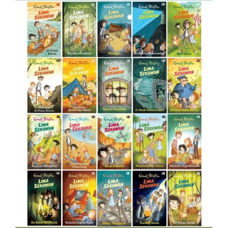 Lima sekawan enid blyton novel 5 sekawan buku cerita anak pra remaja middle grade