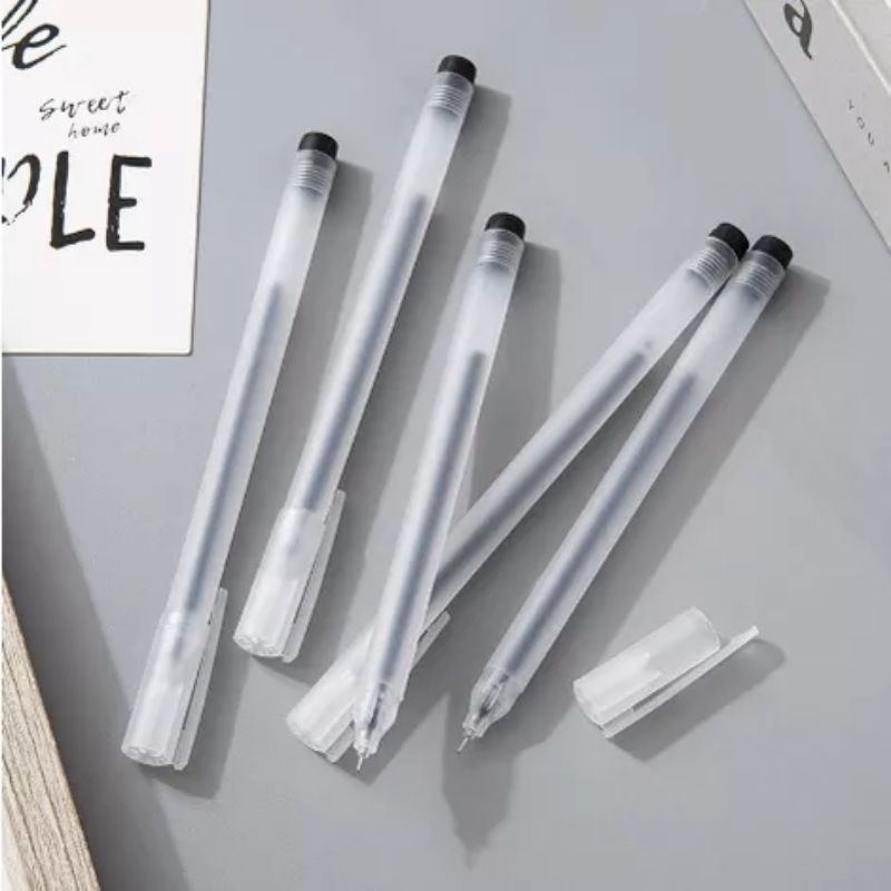 

HF-227 S5753 Pena Gel Tinta Cair / Bolpoin Transparan 1 Pcs / Pulpen Sekolah dan Kantor / Pulpen Cair