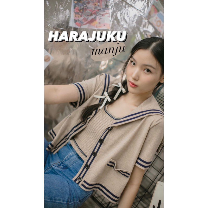 BEBEPLUM Harajuku Short Sailor Top - Manju - Offline Exclusive