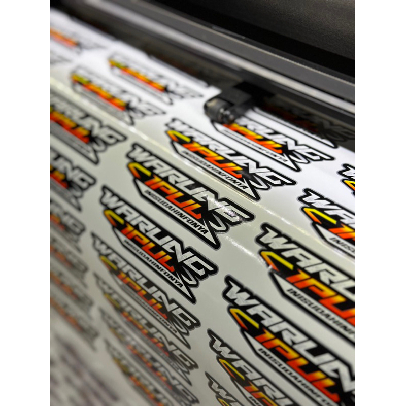 JASA CETAK STICKER SLOP CUSTOM SESUAI REQUEST FREE DESIGN