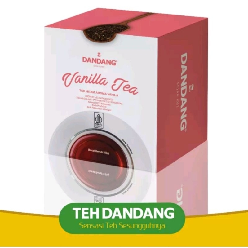 

TEH DANDANG BLACKTEA VANILA TUBRUK ( 1 SLOP ISI 5 BOX 50 gr )