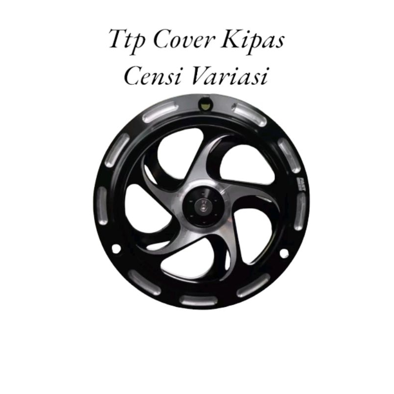 Tutup Cover Spiner Kipas Variasi Almunium Censi/Cover Radiator Censi Variasi Motor All Mio All Scoopy All Vespa Sprint Nouvo X-Ride Dill