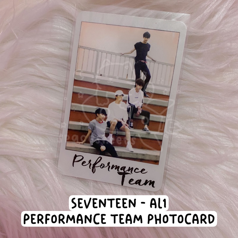 [BOOKED] PC SEVENTEEN - AL1 PERFORMANCE TEAM - PEPO POLAROID - JUN HOSHI WONWOO WOOZI