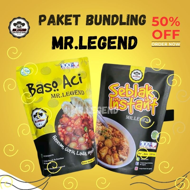 

PAKET BUNDLING Mr Legend