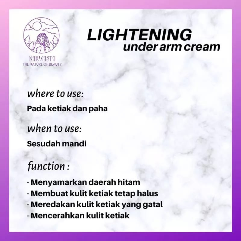 Narwastu Underarm Lightening Cream