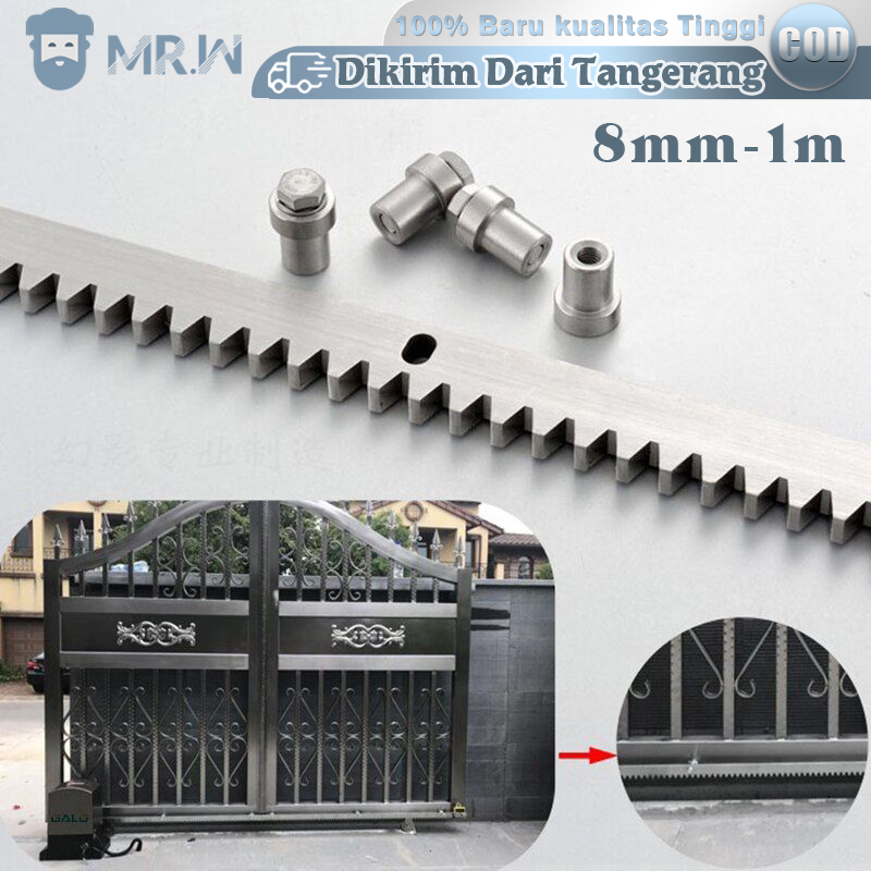 Gear Rack 1m Rel Pintu Sliding Gear Rack Automatic Sliding Gate Pintu Pagar Otomatis Sliding