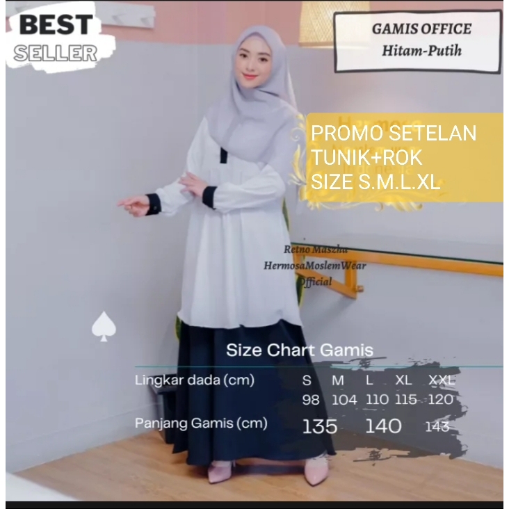 DRESS PEMDA TOYOBO GAMIS WANITA HITAM PUTIH, SERAGAM PEMDA / PNS/GURU