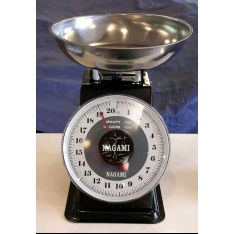 timbangan duduk jarum  manual nagami  5 10 15 20 kg timbangan buah laundry nagami