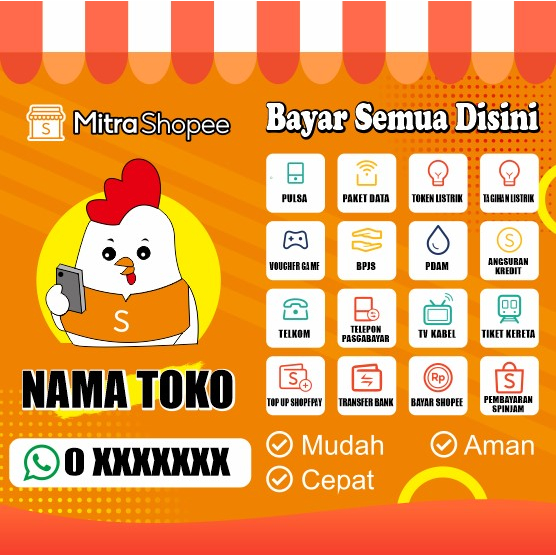 Spanduk Banner Mitra Shopee
