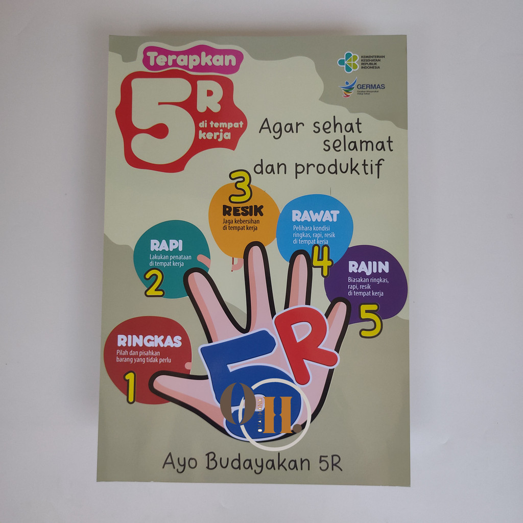 Poster Budayakan 5 R - Poster Kesehatan - Poster 5R - Budaya kerja