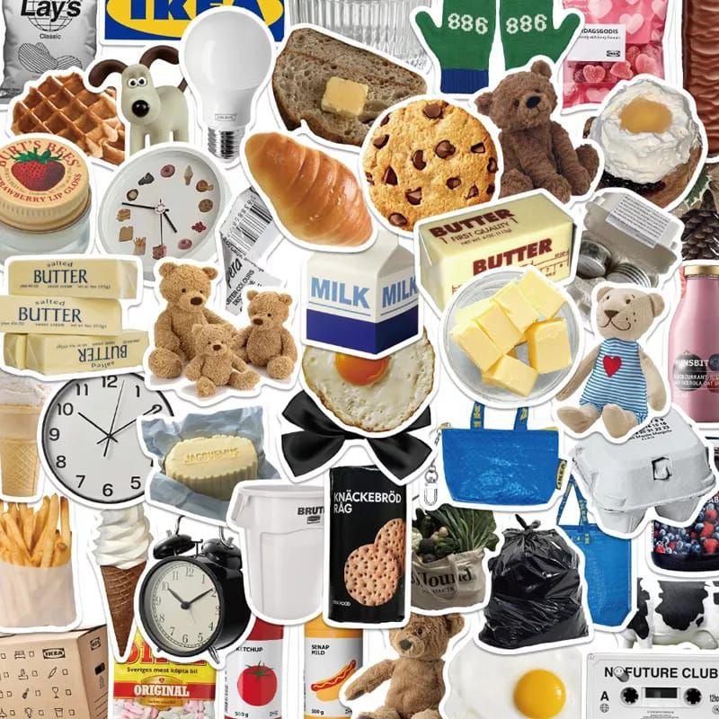 

[LIMITED] 25PCS Sticker PVC Graffity Motif IKEA Product Lucu Anti Air Untuk Dekorasi / Cute Stickers Decoration for DIY Journal / Handphone / Laptop / Kulkas / Koper / Gitar