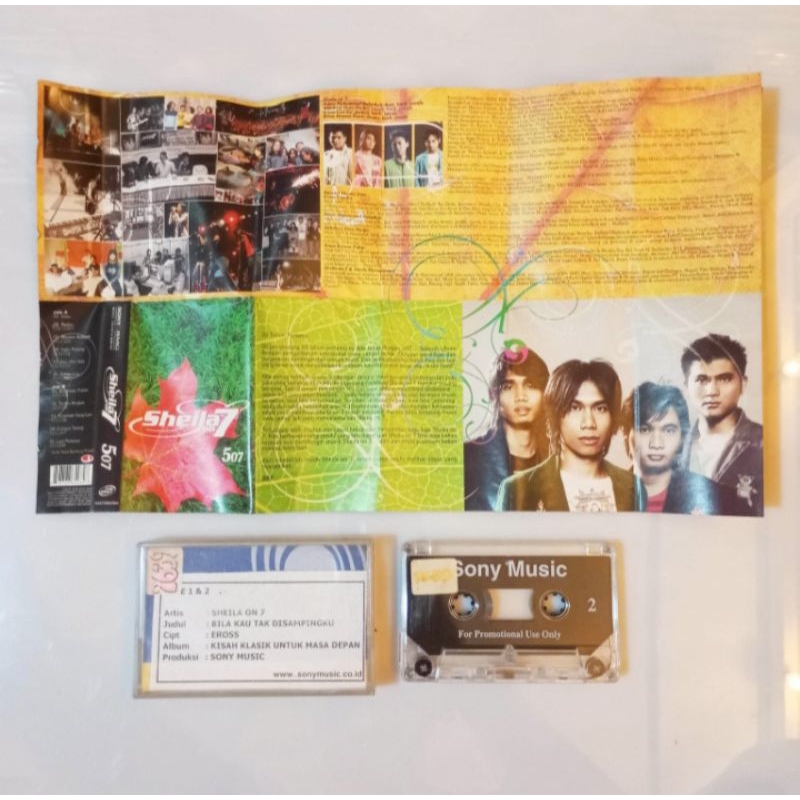 Paket Kaset Sampel Radio Sheila On 7 dan Cover 507