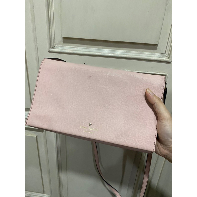 Kate spade sling bag blush original 100% preloved pl bekas