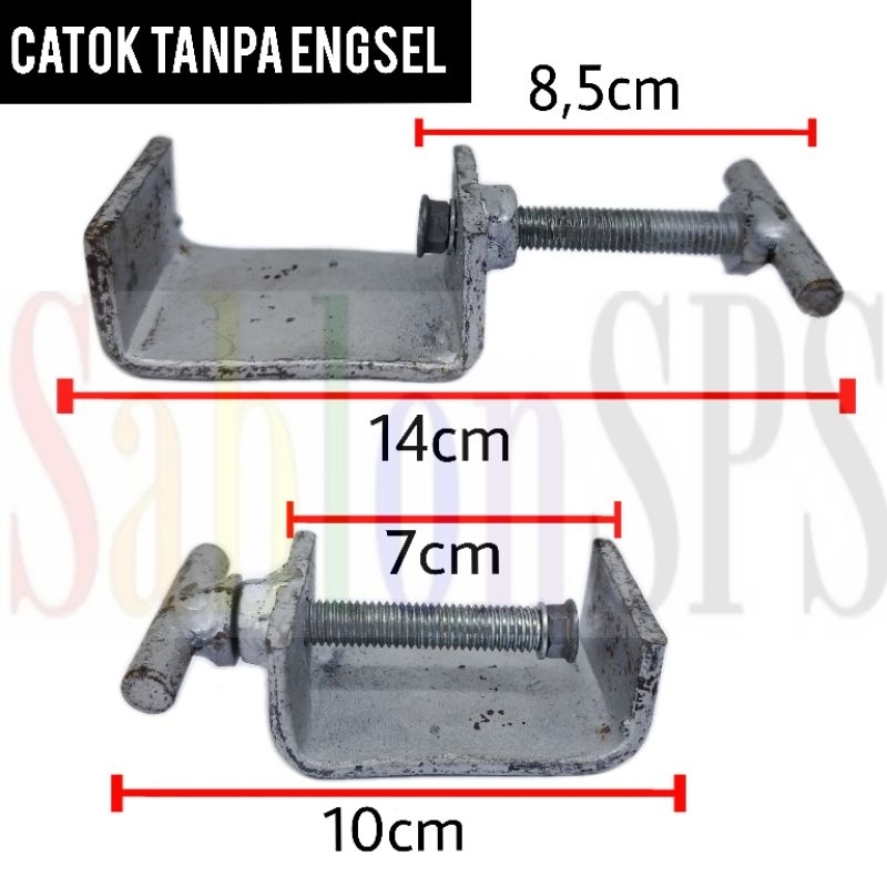 CATOK C PENJEPIT BESI TANPA ENGSEL