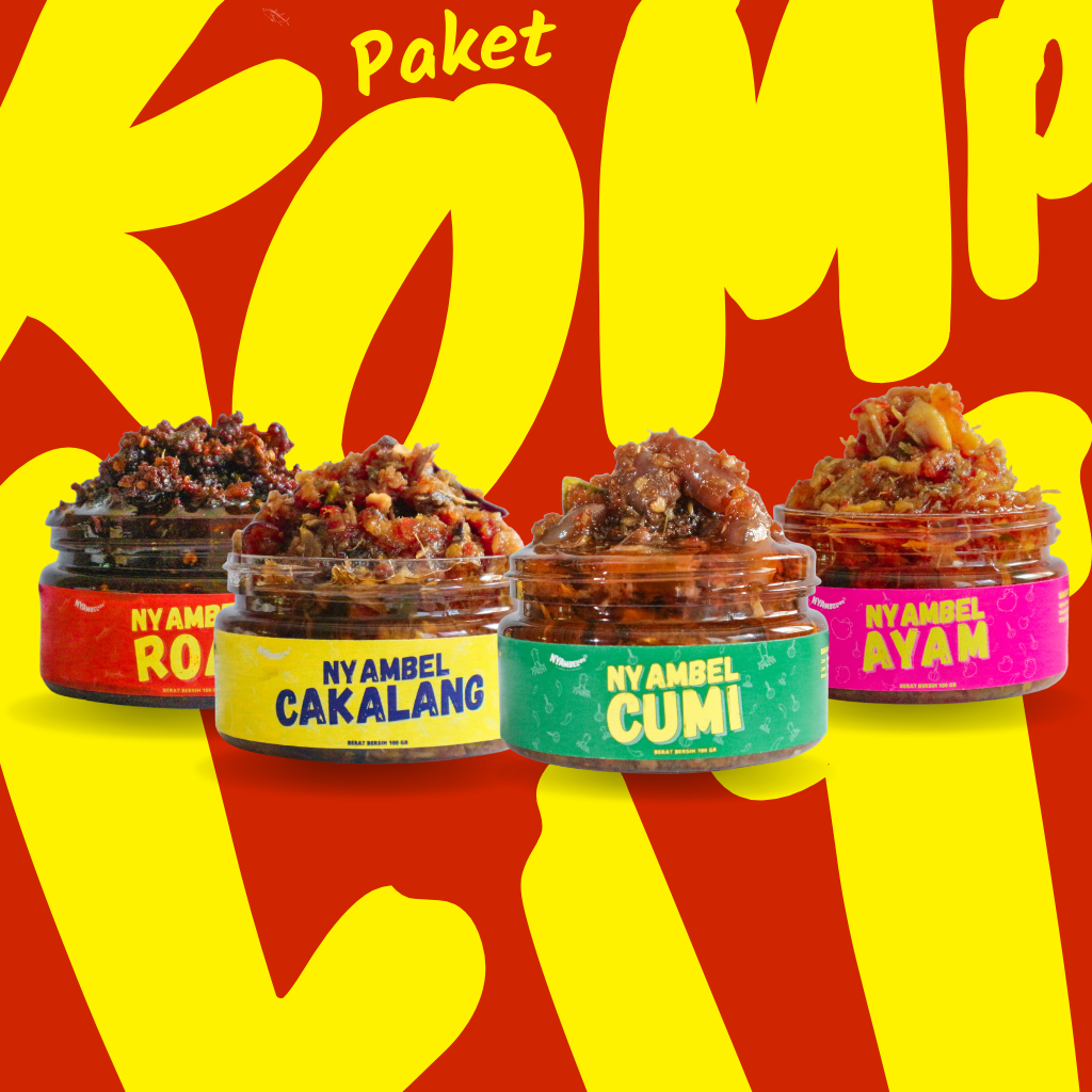 

Nyambelado - Pake Komplit Semua Varian / Nyambel Cumi / Nyambel Calang / Nyambel Roa / Nyambel Ayam