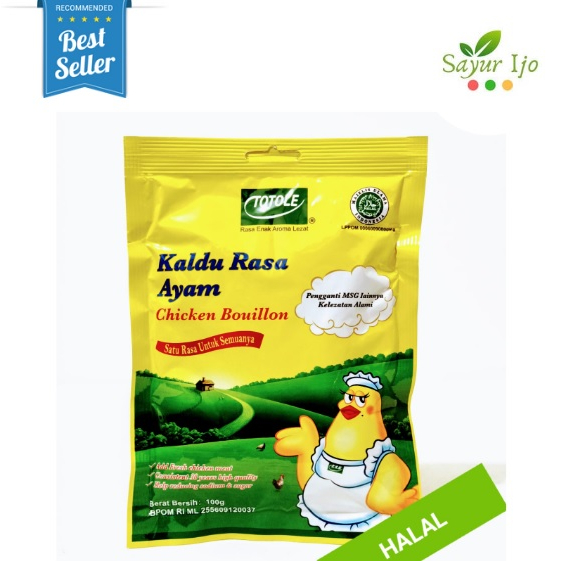 

Totole Kaldu Rasa Ayam 100 Gram / Pack Chicken Bouillon Bumbu Penyedap Rasa Instant Premium HALAL