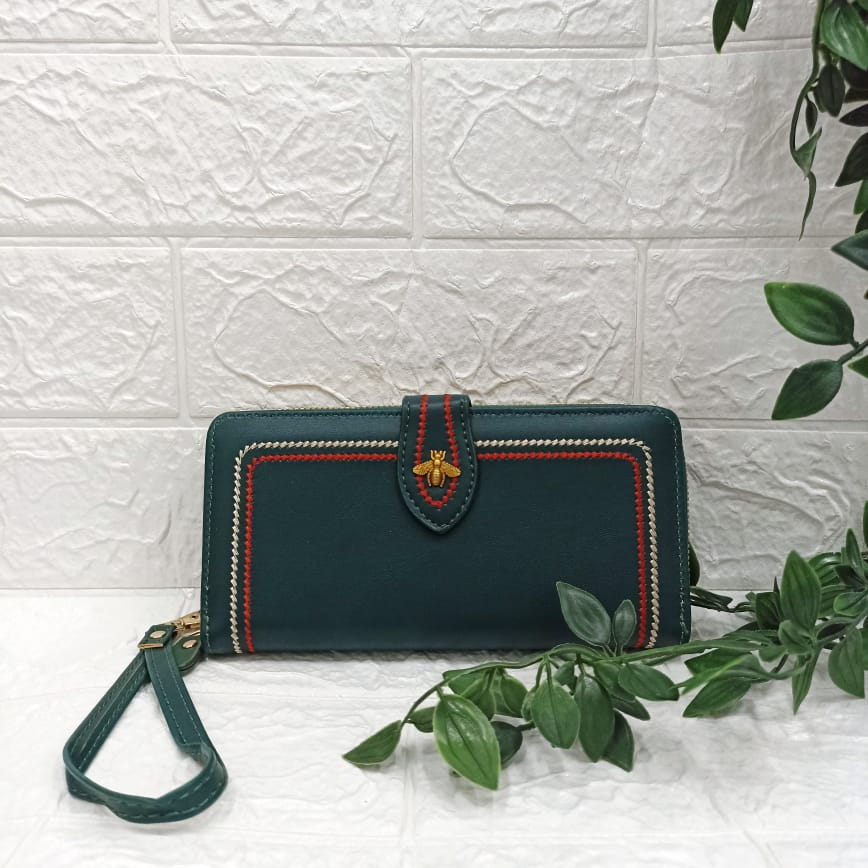 Dompet Lipat Wanita Dompet Kulit Sintesis Dompet Kartu Wanita Fashion Korea Style Import Azgalery D67