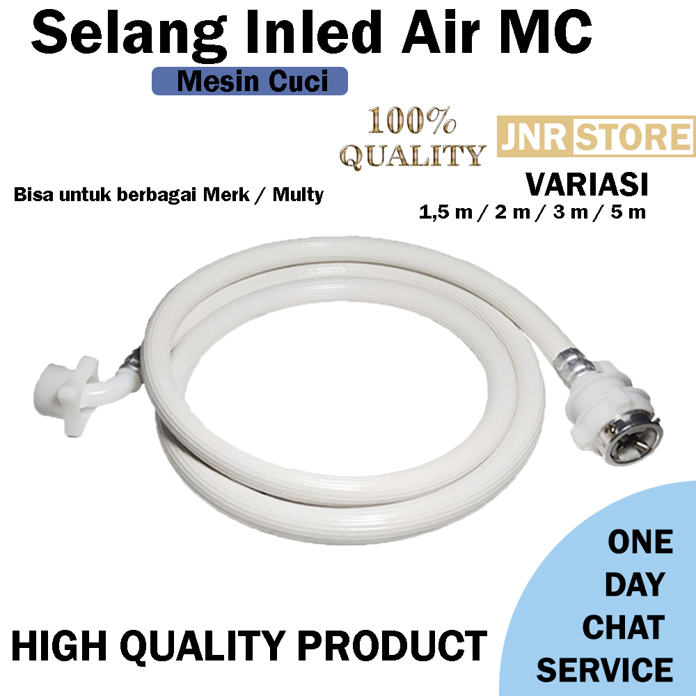 Selang Inlet Mesin Cuci / Selang Masuk Air Mesin Cuci ( ukuran 1,5m, 2m, 3m, 5m )