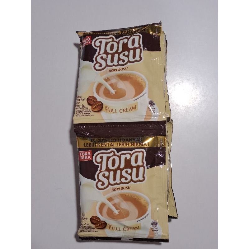 

KOPI TORABIKA 1 renteng isi 10 sachet. TORA moka (kopi+susu+coklat), TORA susu (kopi susu), TORABIKA DUO (KOPI+GULA), Torabika CAPPUCCINO