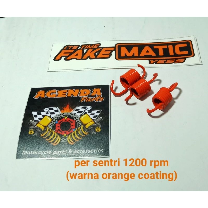 Per cvt racing 1200rpm+per sentri 1set  (AGN R Tech)yamaha matic mio karbu/mio sporty/mio soul karbu/mio smile/fino karbu/mio m3/xeon/aerox/nmaxbahan Qualitas grade a+