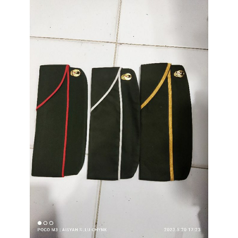 TOPI MUT / TOPI PERAHU  TAMPA PIN ASLI JATAH TNI