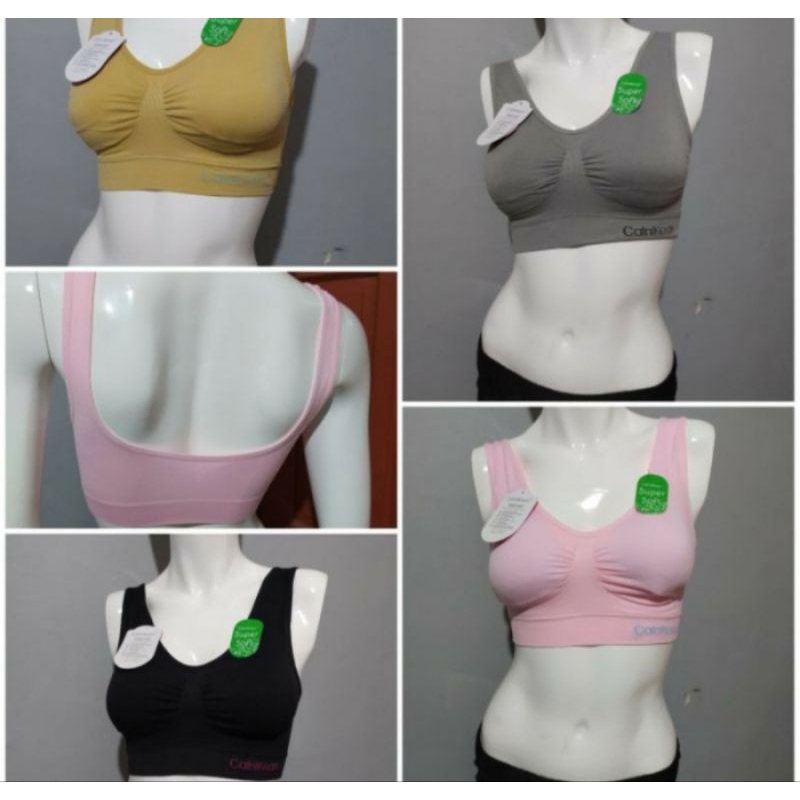 Bra sport  super soft bahan serat bambo