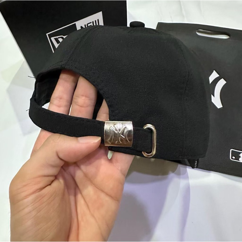 Topi Baseball Unisex Cap Bordir Newyork Casual Hat Fullblack Fullset