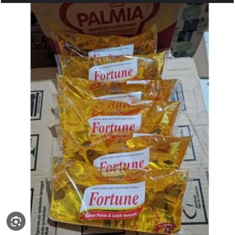 

minyak Fortune kemasan bantal 1ltr