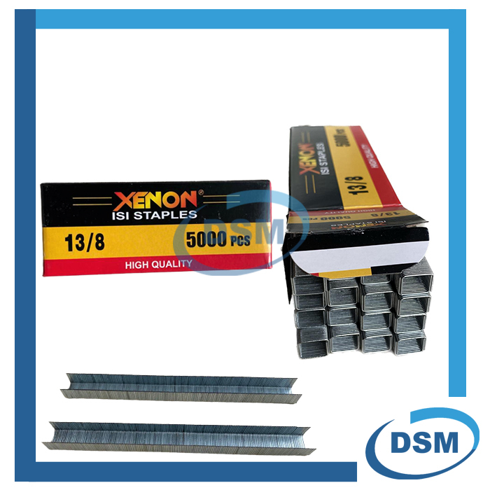

XENON 13/8 ISI ULANG STAPLES TEMBAK REFILL STAPLE GUN TACKER 8 MM