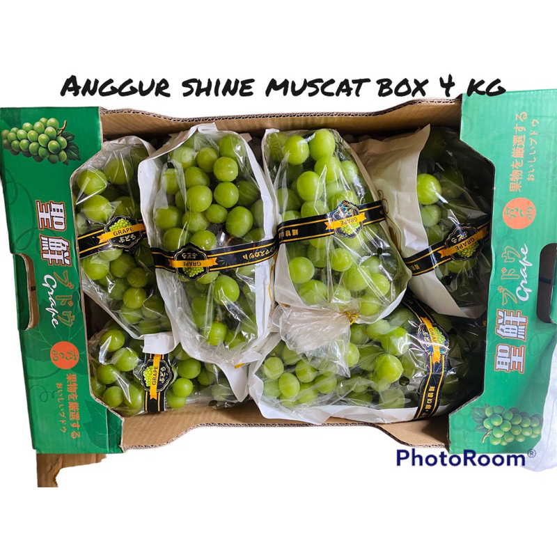 

Anggur hijau manis | Anggur shine muscat manis | anggur muscat Box 4kg