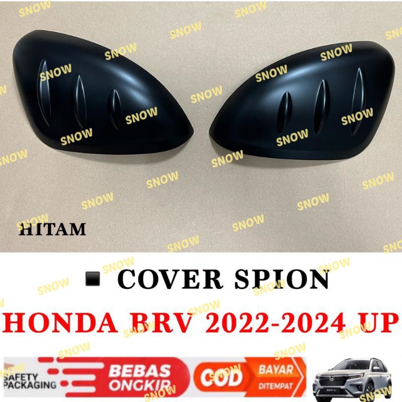 Spion Cover Honda BRV BR-V 2022 2023 2024 Up Hitam Chrome