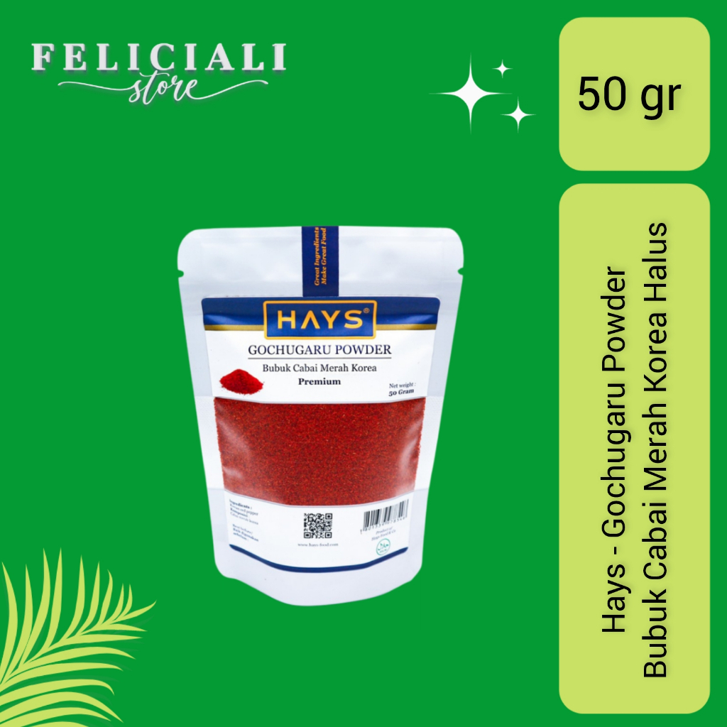

Gochugaru Powder - Cabai Bubuk Korea Halus - 50 gr